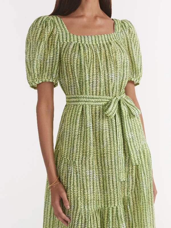 Yashi Dress - Stem Lemon