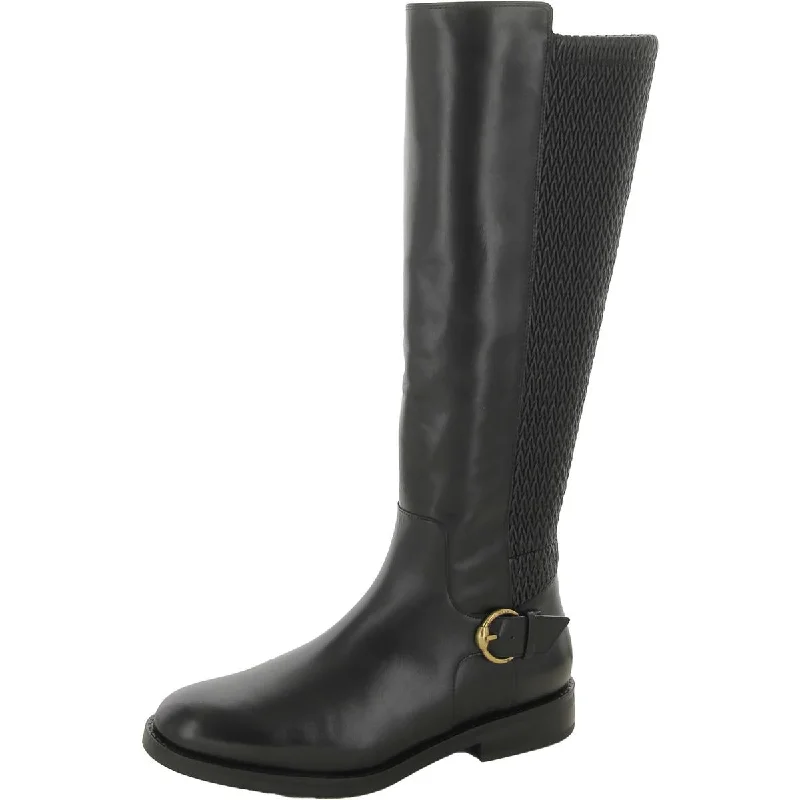 Womens Leather Tall Knee-High Boots