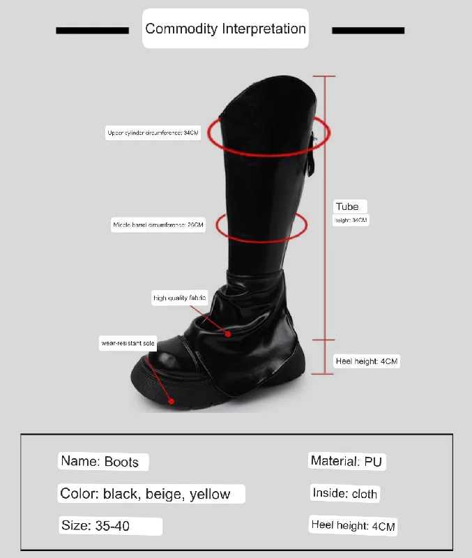 Joline-200 Knee-High Boots