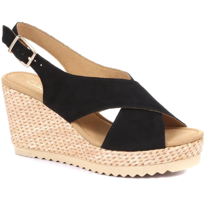 Warbler Wedge Slingback Sandal - GAB29549 / 314 638