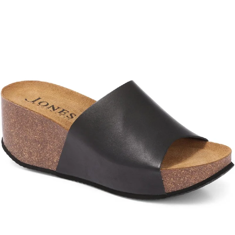 Wedge Heel Mule Sandals - TRIO29501 / 315 774