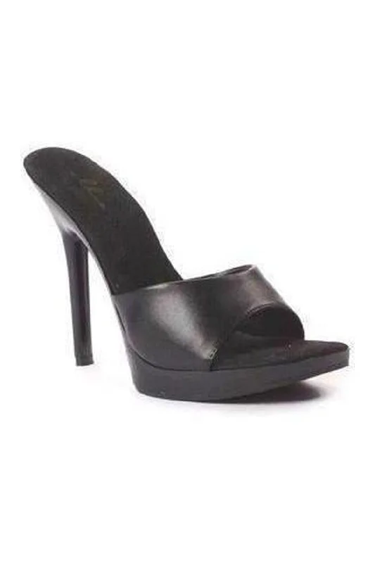 502-VANITY Slide  | Black Patent