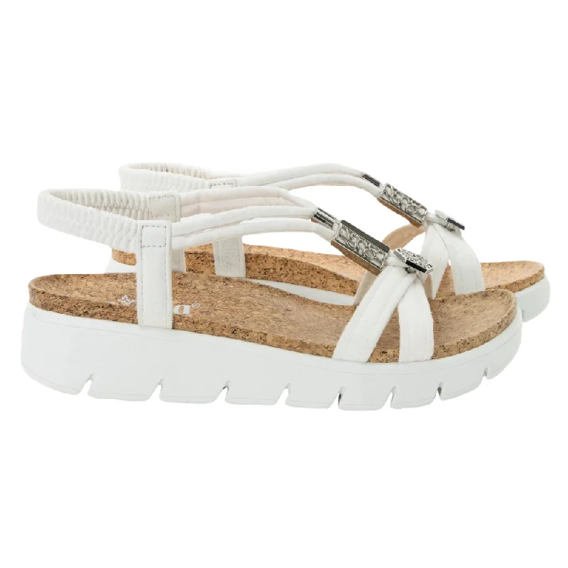 Alegria Roz Casual True White Sandal (Women's)