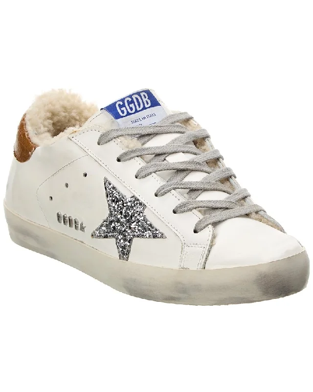 Golden Goose Superstar Leather & Shearling Sneaker