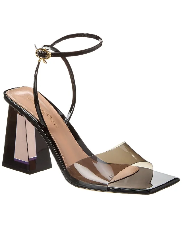 Gianvito Rossi Cosmic 85 Vinyl & Patent Sandal