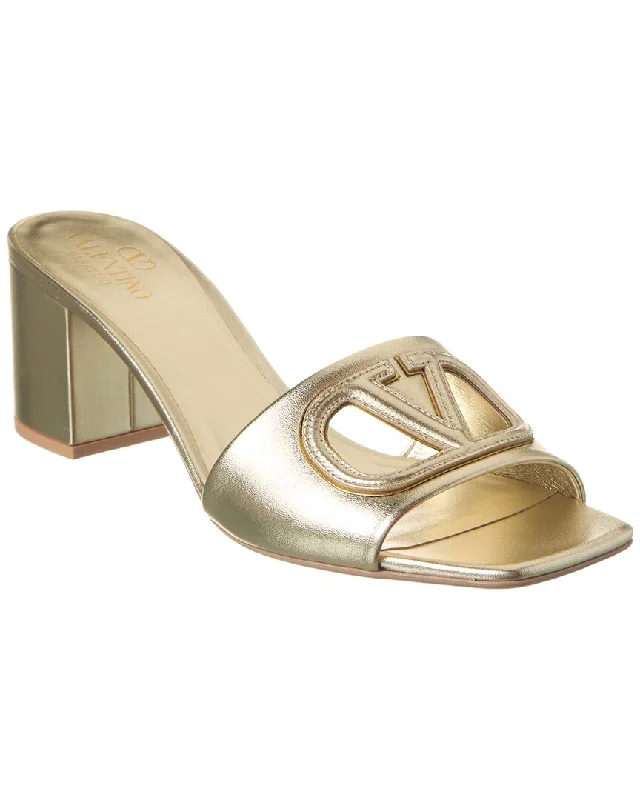 Valentino Vlogo 60 Leather Sandal