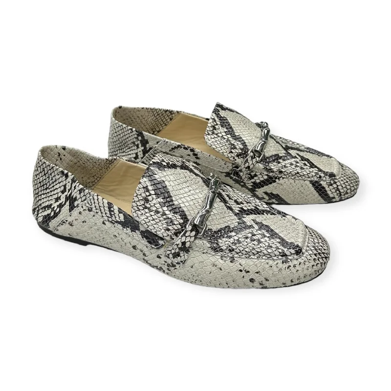 Snakeskin Print Shoes Flats Vince Camuto, Size 8