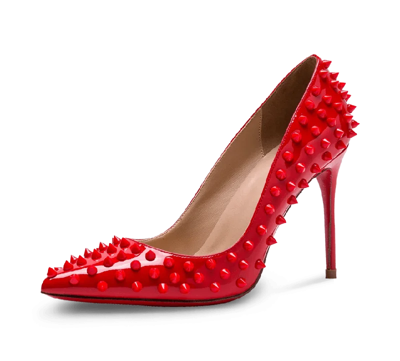 Spikes Red Sole High Heel Pumps