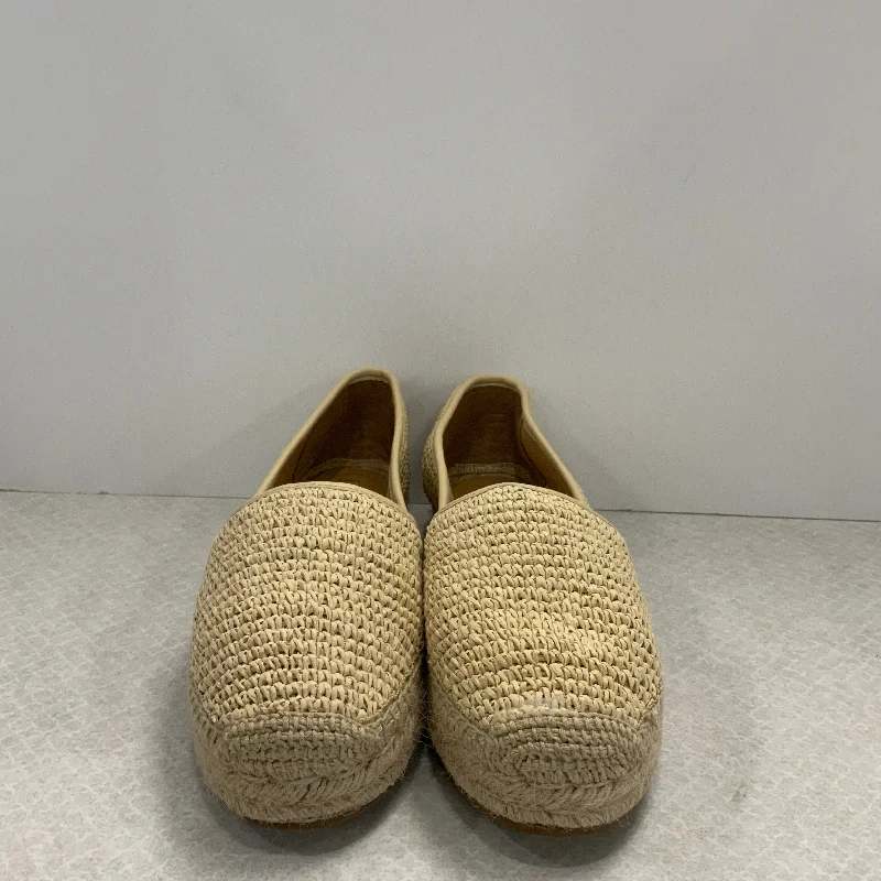 Tan Shoes Flats J. Crew, Size 8