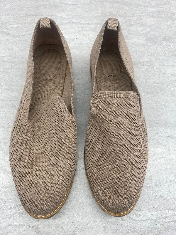 Tan Shoes Flats Kelly And Katie, Size 11