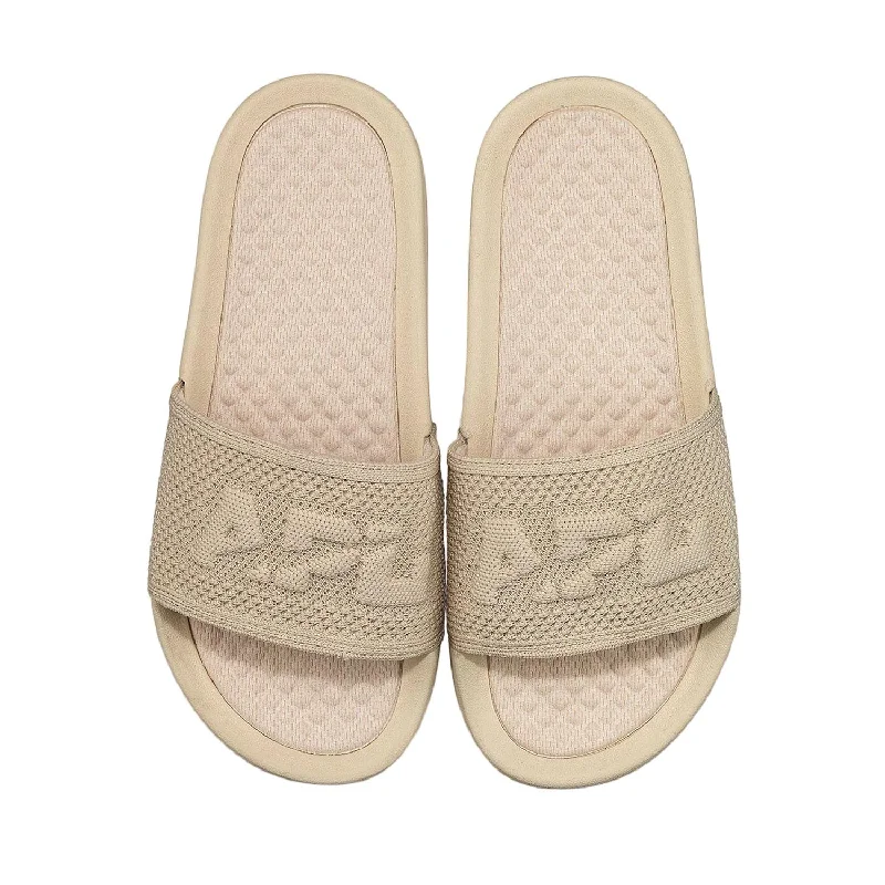 Women's Big Logo Techloom Slide In Parchment