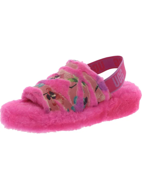 Womens Round toe Comfy Slingback Slippers