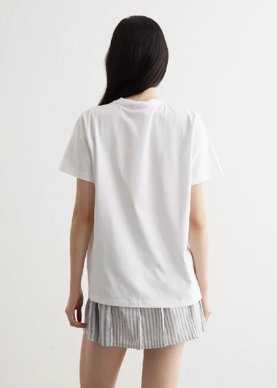 Basic Jersey Cat Relaxed T-Shirt