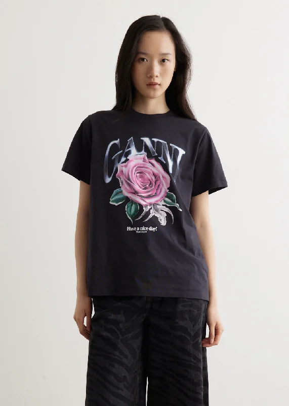 Basic Jersey Rose Relaxed T-Shirt