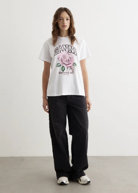 Basic Jersey Rose Relaxed T-Shirt