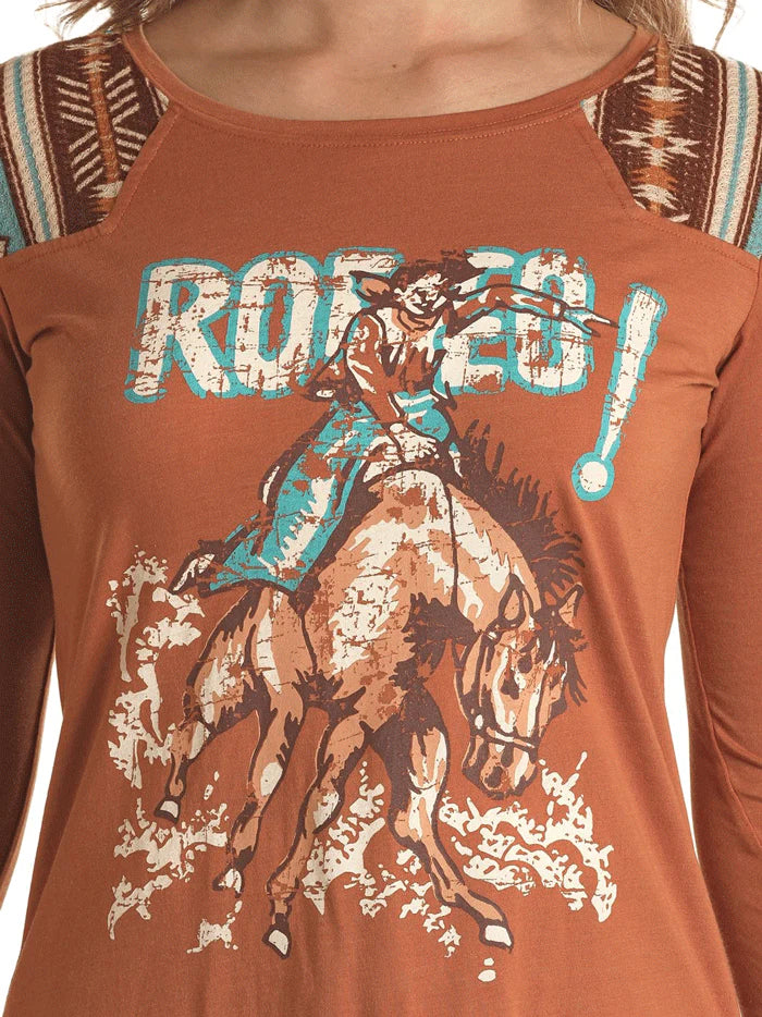 Women's White Label Rodeo T-Shirt #LW22T02915