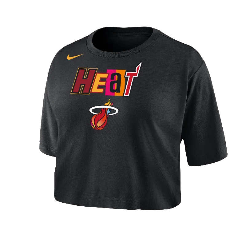 Nike Miami HEAT Mashup Women's Crop Tee