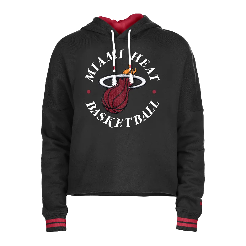 New Era Miami HEAT Crop Women's Hoodie