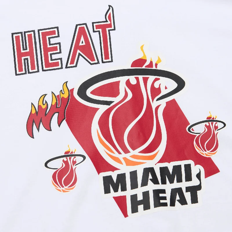 Mitchell & Ness Miami HEAT Graphic Women's Crop Tee