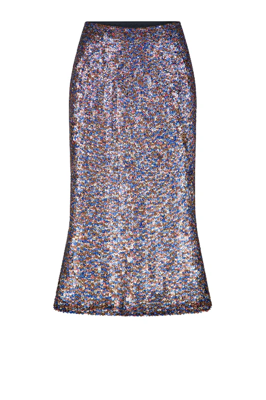 Sybil Embellished Sequin Skirt