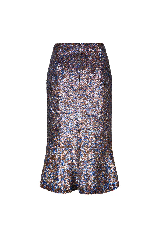 Sybil Embellished Sequin Skirt