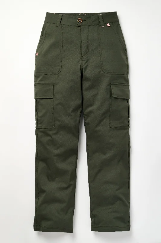 Straight Leg Cargos - Deep Khaki