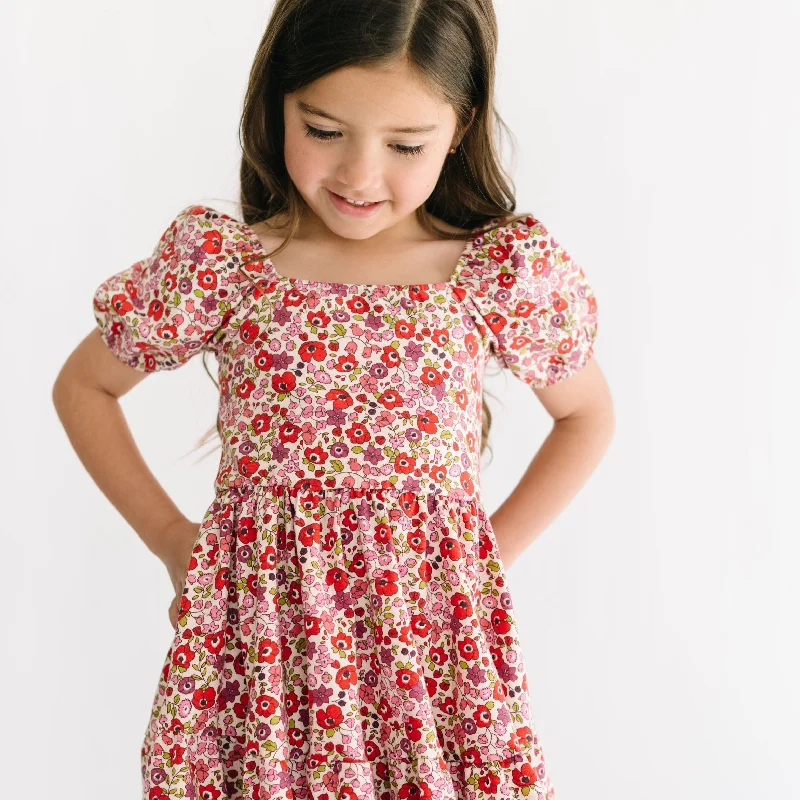 The Juliet Dress in Poppy Floral