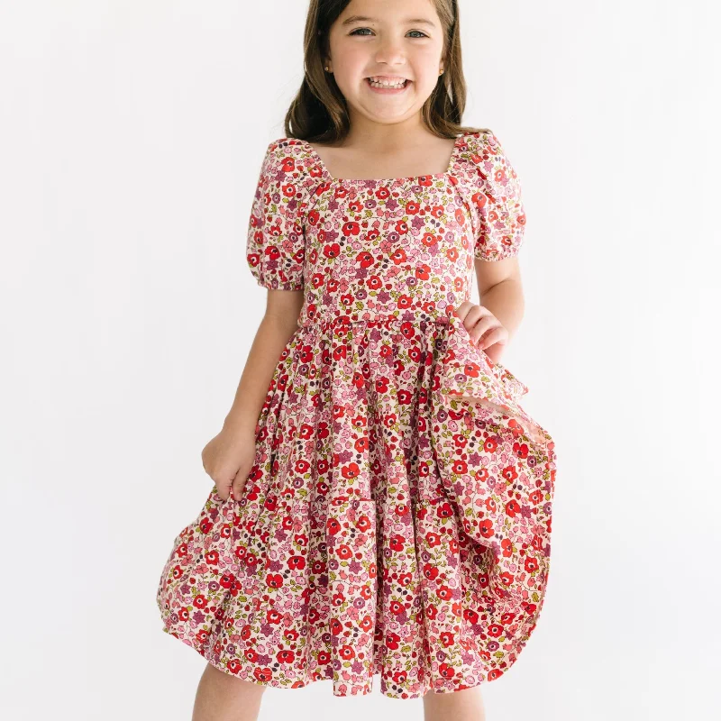 The Juliet Dress in Poppy Floral