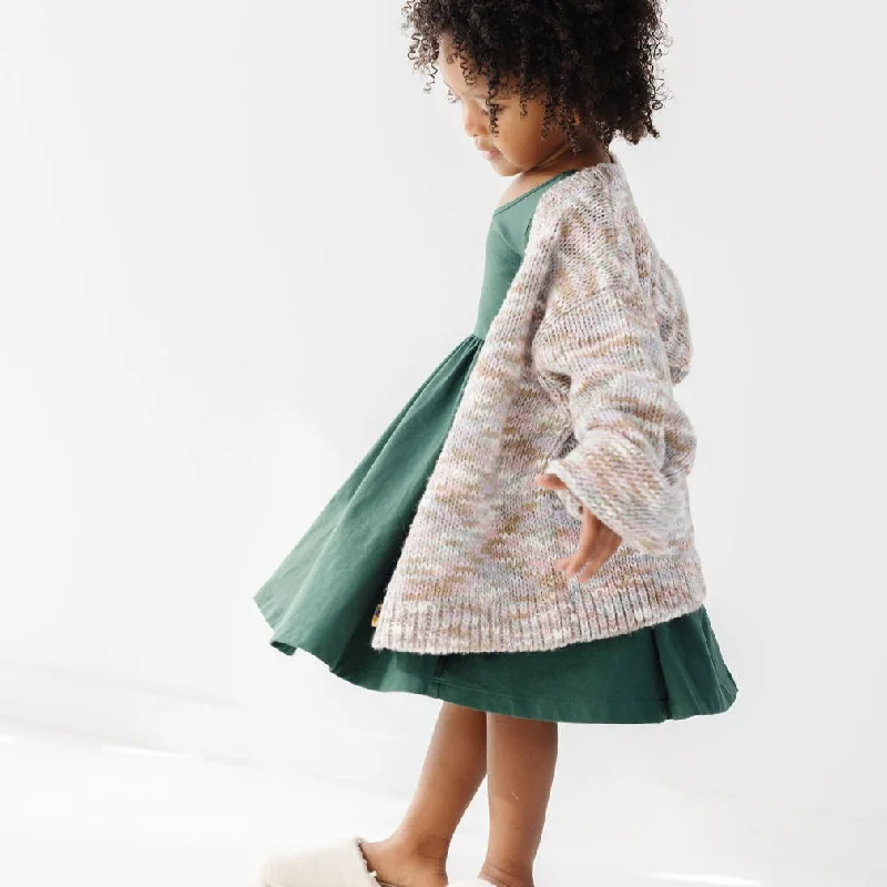 The Short Sleeve Ballet Dress in Forest