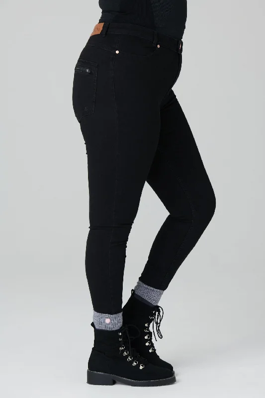 The Skinny Outdoor Jeans - Black Denim