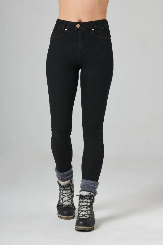 The Skinny Outdoor Jeans - Black Denim