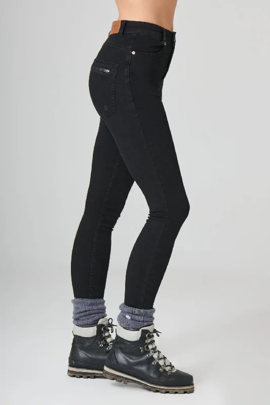 The Skinny Outdoor Jeans - Black Denim