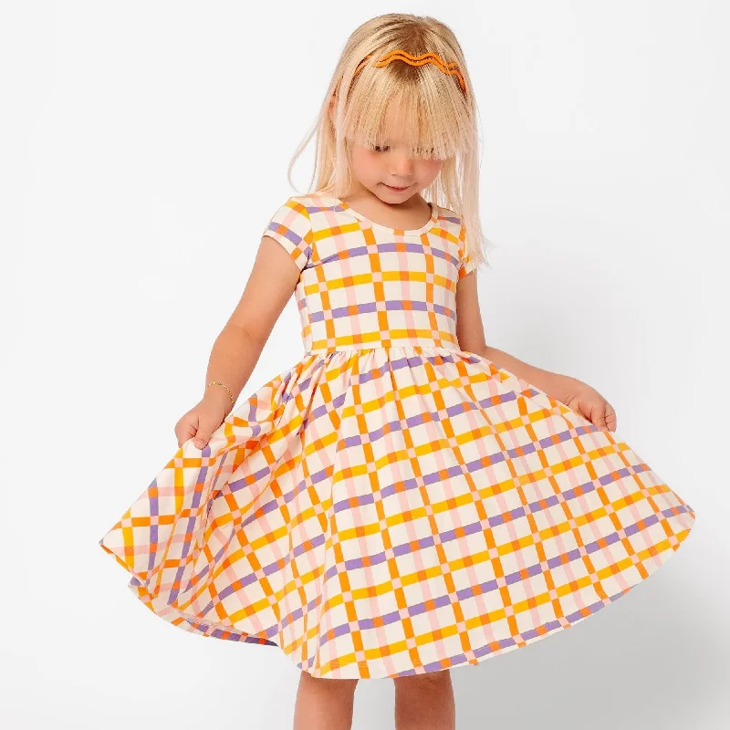 The Summer Sleeve Ballet Dress in Hopscotch