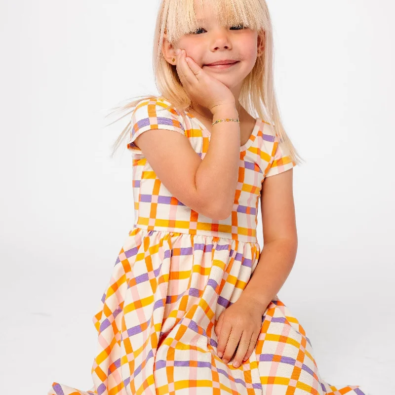 The Summer Sleeve Ballet Dress in Hopscotch