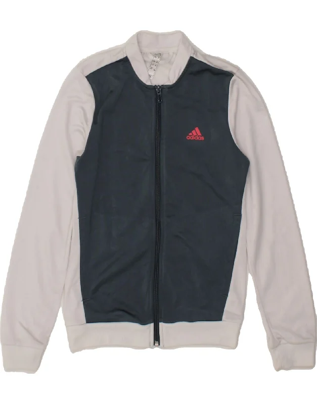 Men's Coats Made in ItalyADIDAS Boys Tracksuit Top Jacket 11-12 Years White Colourblock Polyester
