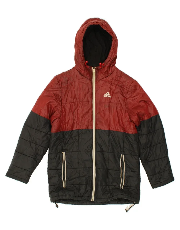 Men's Coats for All SeasonsADIDAS Mens Hooded Padded Jacket UK 38 Medium Black Colourblock Polyester Men's Coats for All SeasonsADIDAS Mens Hooded Padded Jacket UK 38 Medium Black Colourblock Polyester