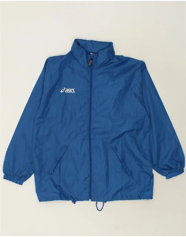 Men's Coats for Every BudgetASICS Mens Rain Jacket UK 40 Large Blue Polyester