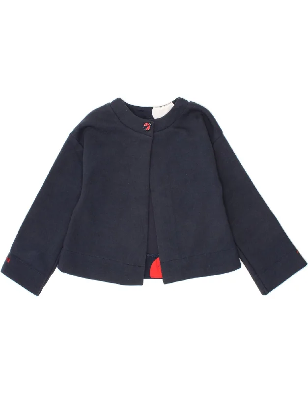 Men's Coats with Adjustable SleevesBRUMS Girls 1 Button Blazer Jacket 2-3 Years Navy Blue