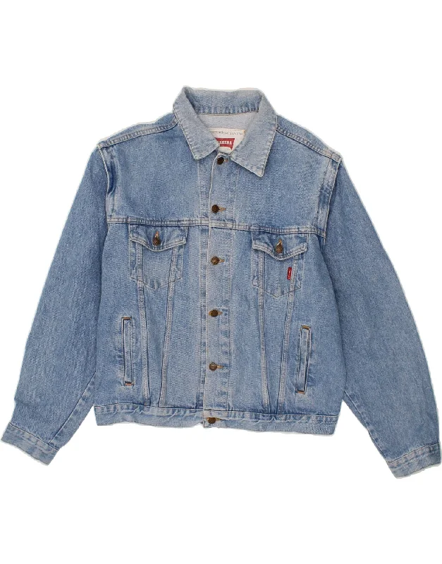 Men's Coats with Belted WaistsCARRERA Mens Denim Jacket UK 42 XL Blue Cotton
