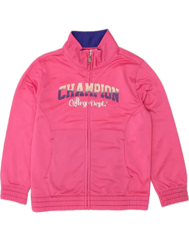 Men's Coats for Winter CampingCHAMPION Girls Graphic Tracksuit Top Jacket 3-4 Years 2XS Pink Polyester Men's Coats for Winter CampingCHAMPION Girls Graphic Tracksuit Top Jacket 3-4 Years 2XS Pink Polyester