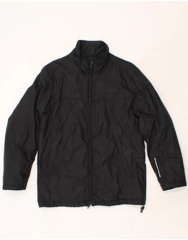High-Quality Men's Duffle CoatsCHAMPION Mens Windbreaker Jacket UK 36 Small Black Polyamide High-Quality Men's Duffle CoatsCHAMPION Mens Windbreaker Jacket UK 36 Small Black Polyamide