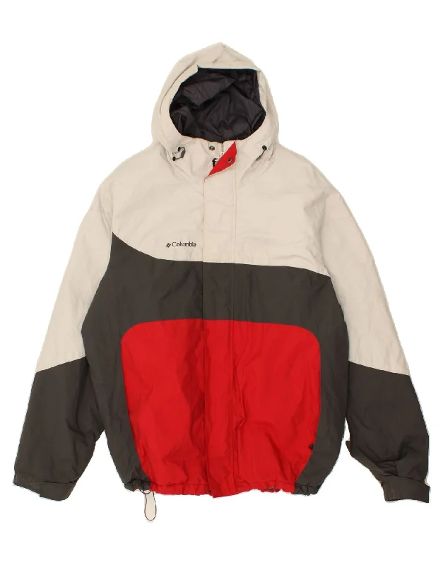 Men's Coats for SnowshoeingCOLUMBIA Mens Hooded Windbreaker Jacket UK 40 Large Multicoloured Men's Coats for SnowshoeingCOLUMBIA Mens Hooded Windbreaker Jacket UK 40 Large Multicoloured