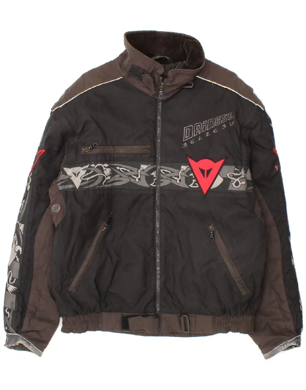 Stylish Men's Biker JacketsDAINESE Mens Motorcycle Graphic Racer Jacket Size 54 Large Black Nylon Stylish Men's Biker JacketsDAINESE Mens Motorcycle Graphic Racer Jacket Size 54 Large Black Nylon
