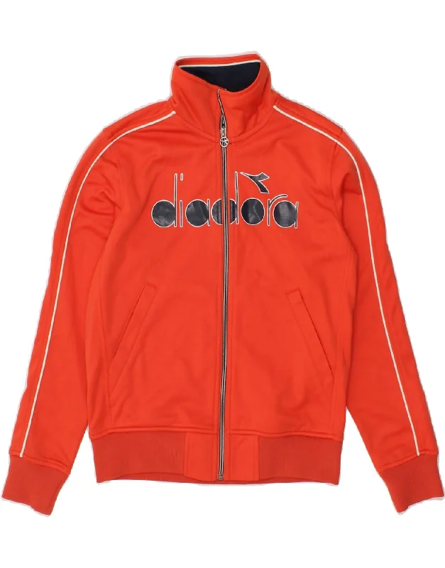 Men's Coats with Adjustable SleevesDIADORA Boys Graphic Tracksuit Top Jacket 11-12 Years Orange Polyester Men's Coats with Adjustable SleevesDIADORA Boys Graphic Tracksuit Top Jacket 11-12 Years Orange Polyester