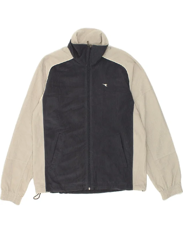 Elegant Men's Wool CoatsDIADORA Mens Fleece Jacket UK 36 Small Grey Colourblock Polyester Elegant Men's Wool CoatsDIADORA Mens Fleece Jacket UK 36 Small Grey Colourblock Polyester