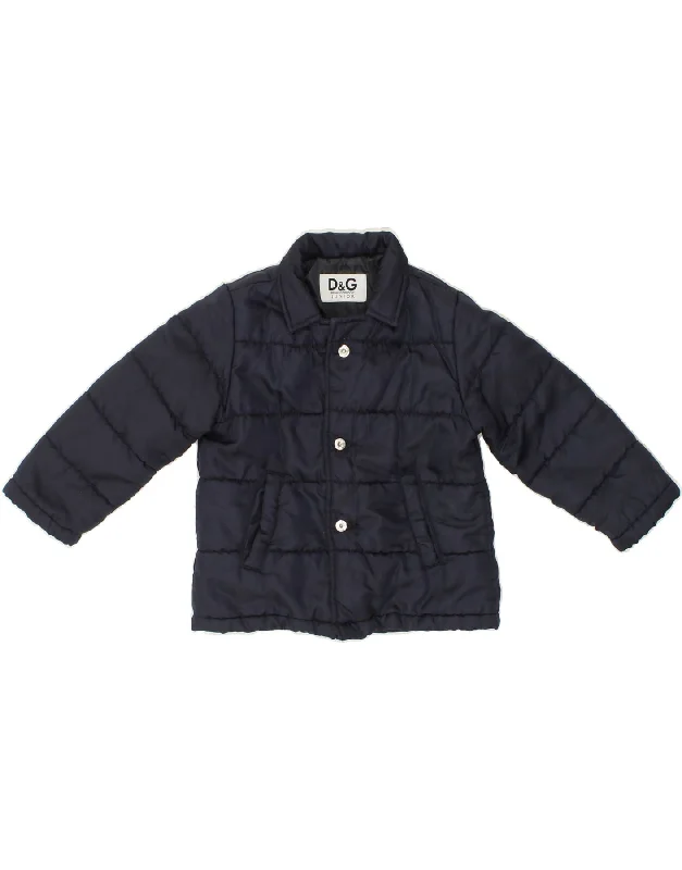 Men's Coats with LiningDOLCE & GABBANA Boys Padded Jacket 2-3 Years Navy Blue Polyamide Men's Coats with LiningDOLCE & GABBANA Boys Padded Jacket 2-3 Years Navy Blue Polyamide