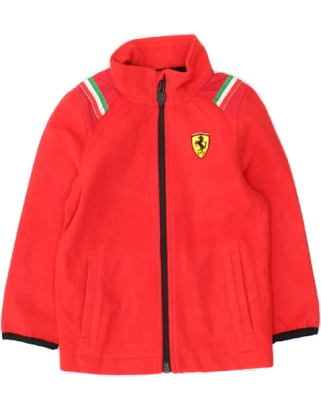 Men's Coats with Quilted LiningFERRARI Boys Fleece Jacket 2-3 Years Red Polyester