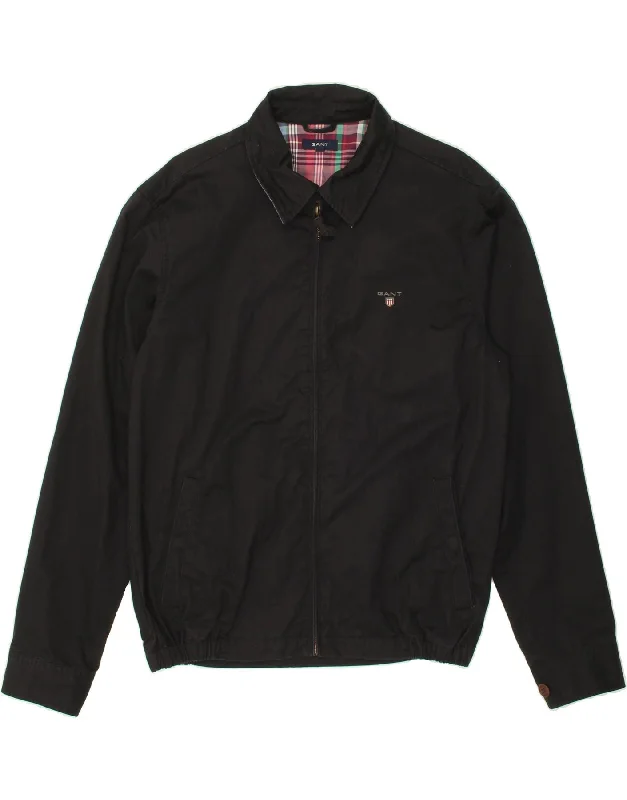 Men's Coats with Synthetic InsulationGANT Mens Bomber Jacket UK 40 Large Black Cotton Men's Coats with Synthetic InsulationGANT Mens Bomber Jacket UK 40 Large Black Cotton