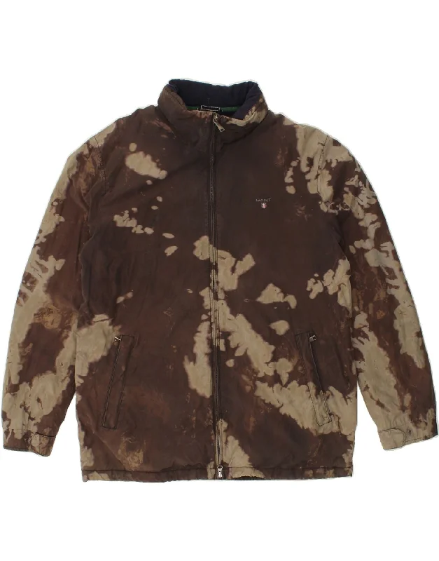 Men's Coats with Hand WarmersGANT Mens Windbreaker Jacket UK 44 2XL Grey Tie Dye Nylon Men's Coats with Hand WarmersGANT Mens Windbreaker Jacket UK 44 2XL Grey Tie Dye Nylon