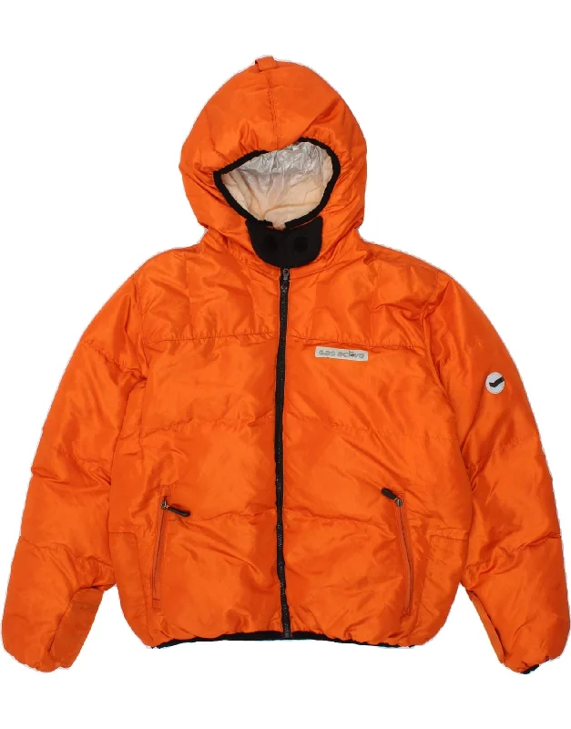 Men's Coats with Down InsulationGAS Mens Hooded Padded Jacket UK 38 Medium Orange Polyamide Men's Coats with Down InsulationGAS Mens Hooded Padded Jacket UK 38 Medium Orange Polyamide